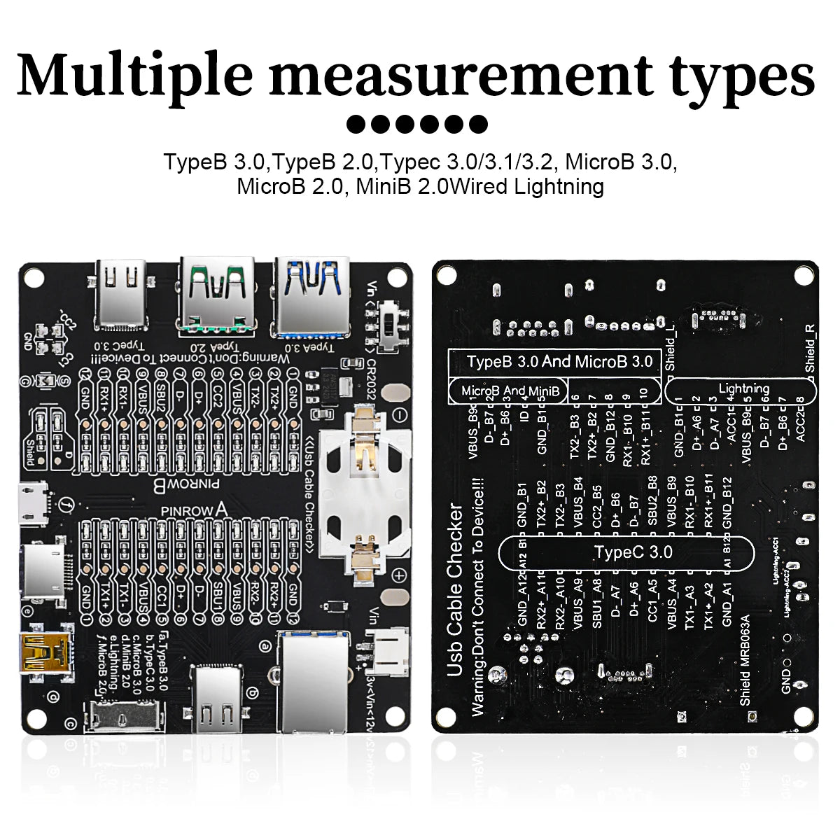 USB-Kabel-Continuity-Testplatine - Gehäuseoptionen