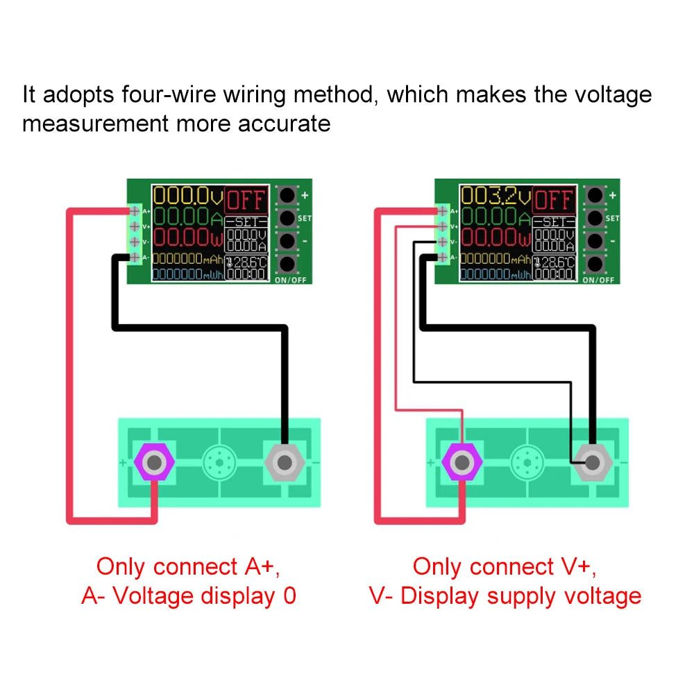150W Four-Wire DC Electronic Load Battery Tester