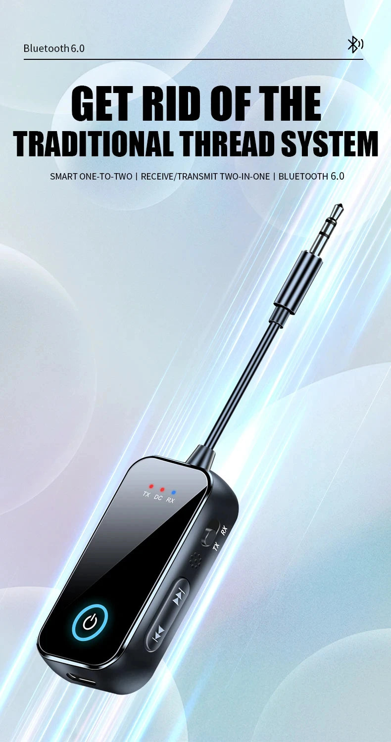 Zwei-in-eins Bluetooth-Audiosender und -empfänger