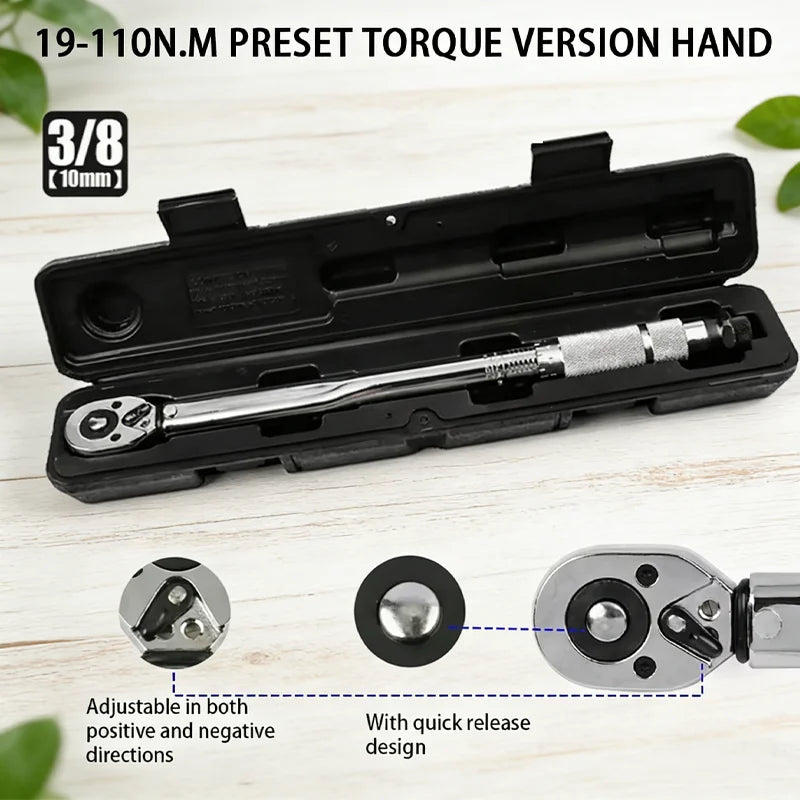 Three-Eighths Drive Adjustable Torque Wrench
