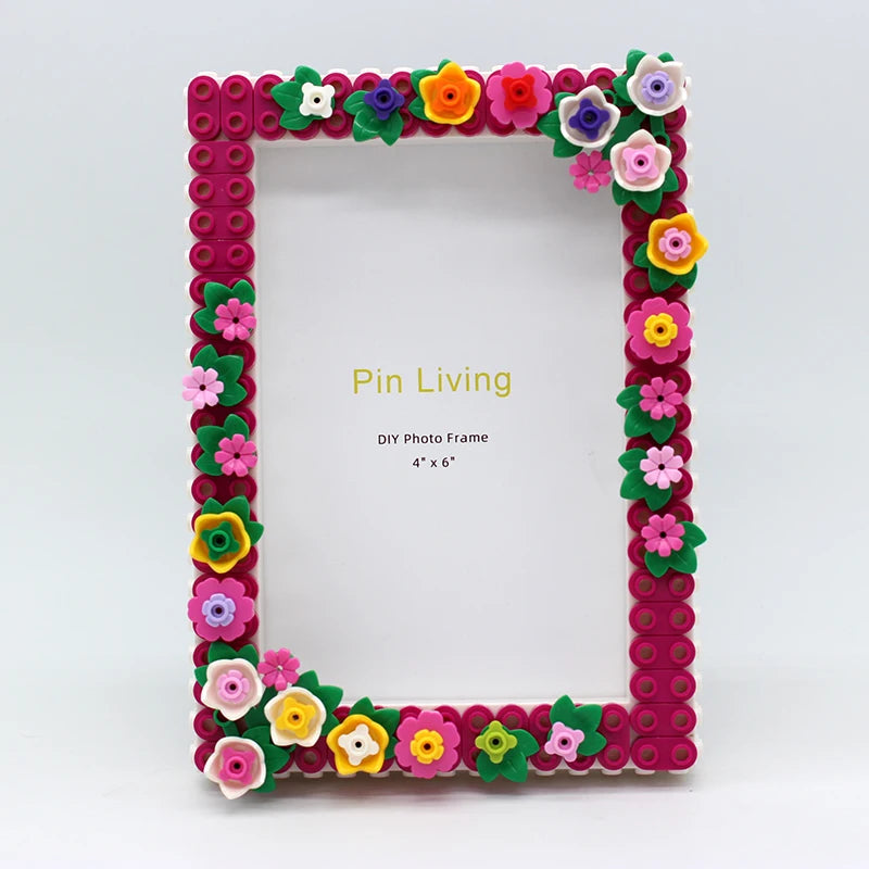 DIY Building-Block Photo Frame Kit, 6 or 7 Inch