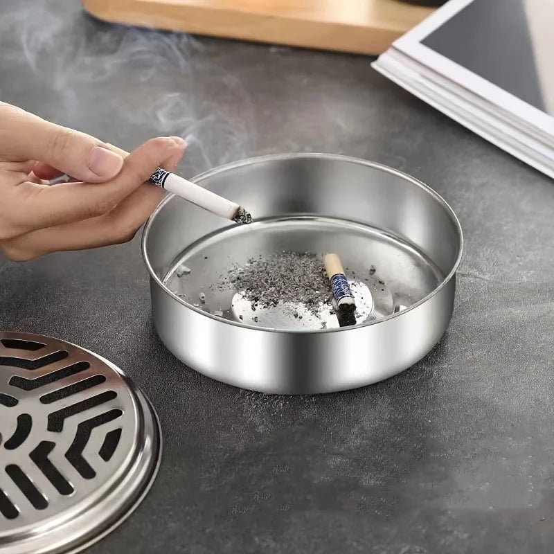 Stainless Steel Mosquito Repellent Coil Holder - With Lid, Suitable For Home And Outdoor Use, Easy To Use, And Windproof