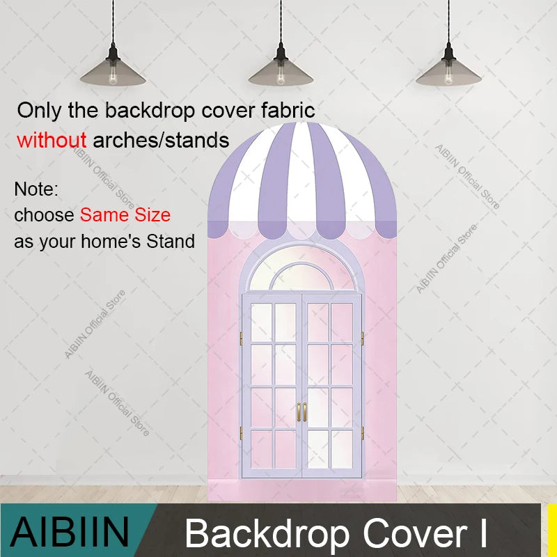 Farm-Themed Arch Backdrop Cover, Stand Excluded