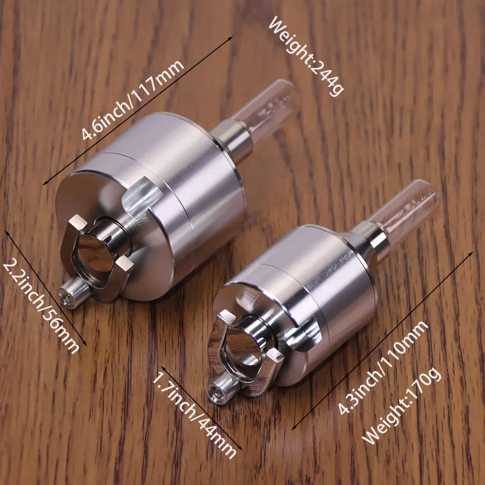 Hand-Operated Aluminium Spice Grinder, 44/56mm