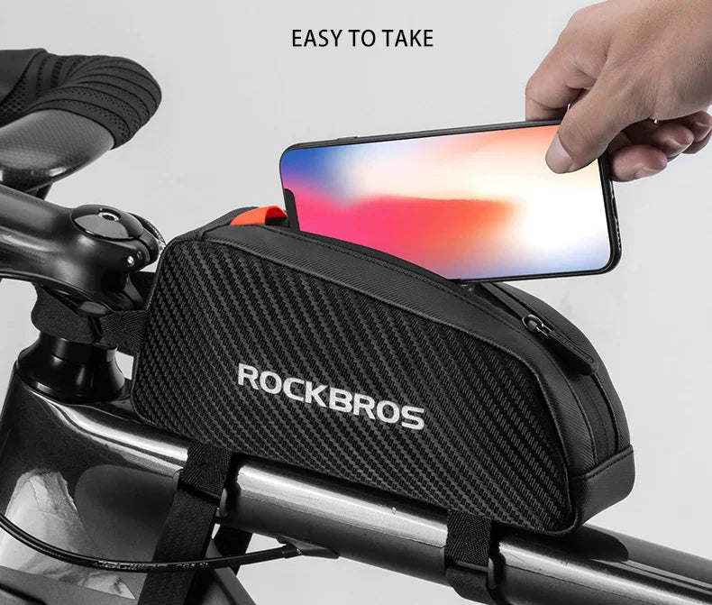 Waterproof Bike Frame Bag 1L Ultralight Front Tube Storage