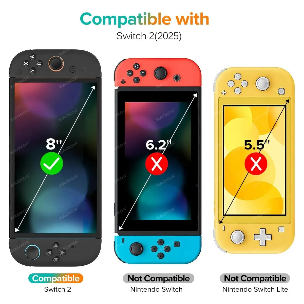 Tempered Glass Screen Protector for Nintendo Switch 2