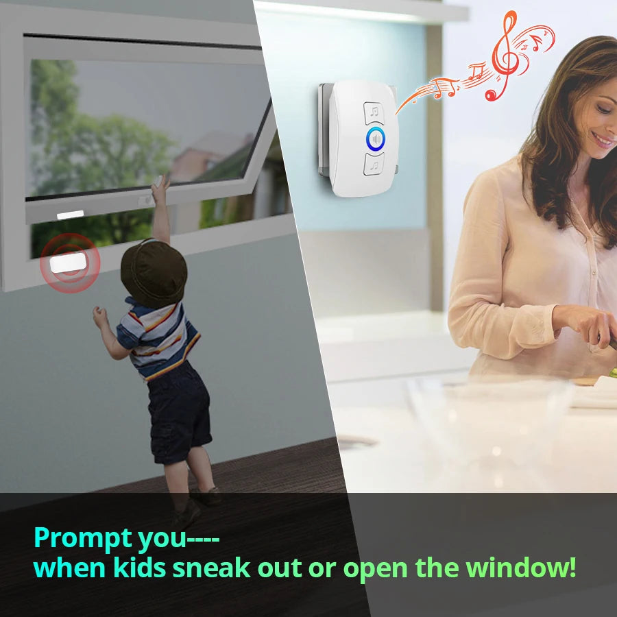 KERUI M525 Wireless Door Chime with 60 Songs and 500ft Range