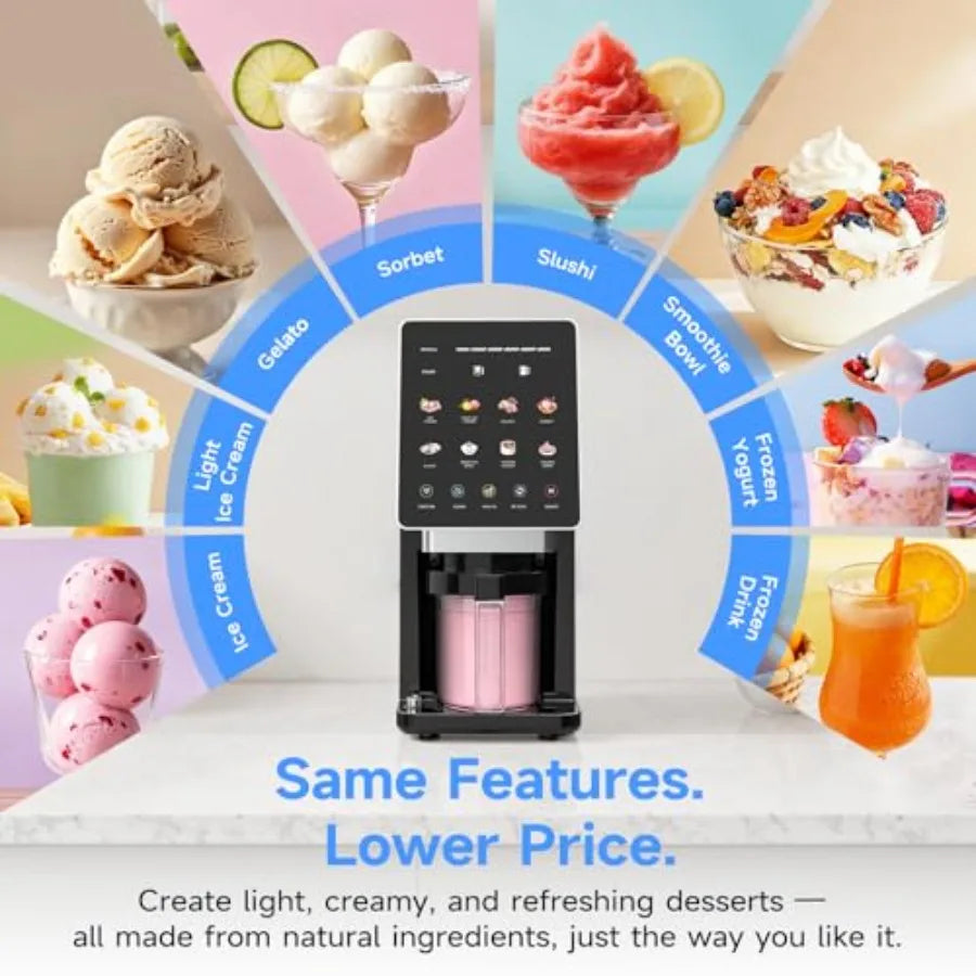 10-in-1 Ice Cream Maker for Gelato, Sorbet, Slushies