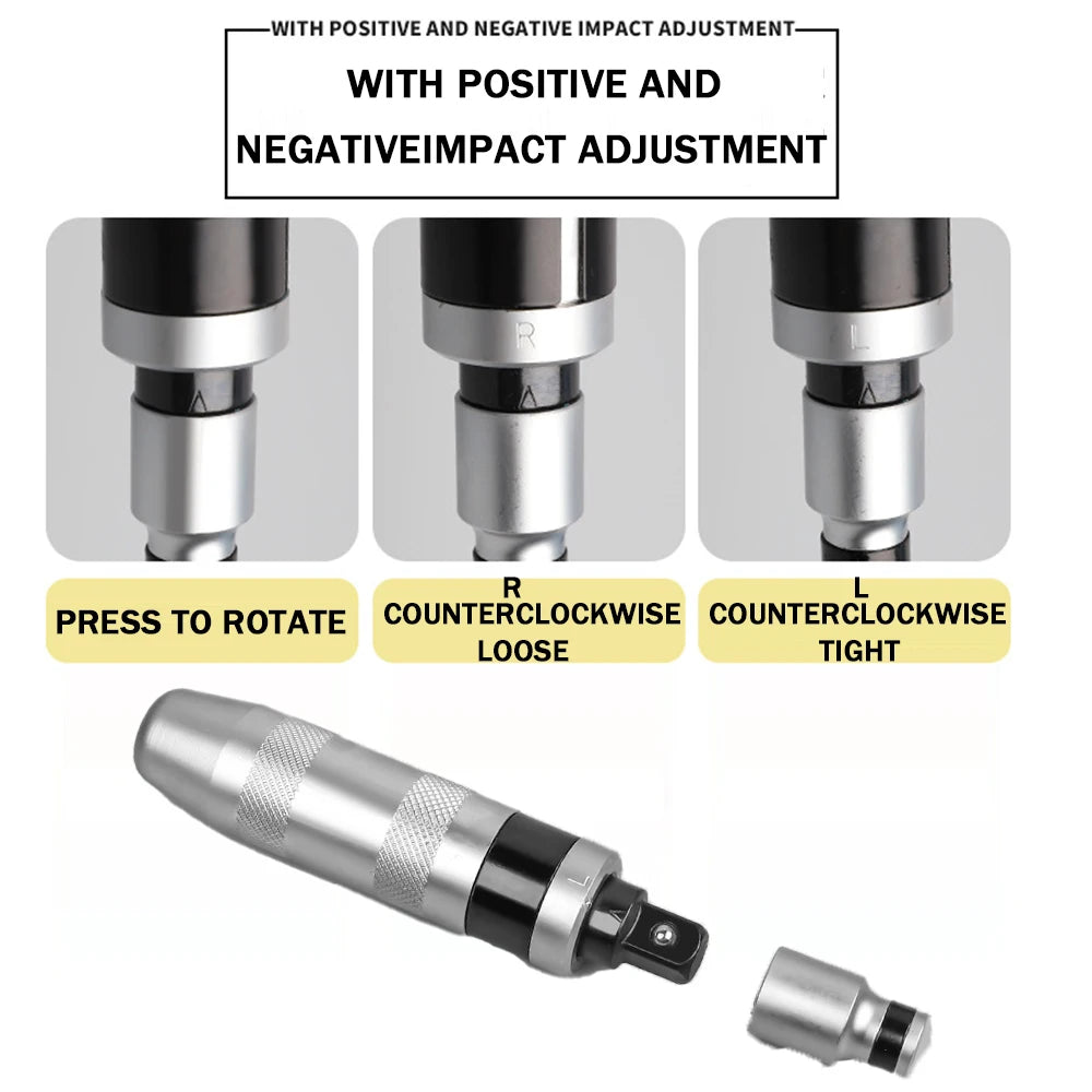Manual Impact Screwdriver Set - 7 or 13 Pieces