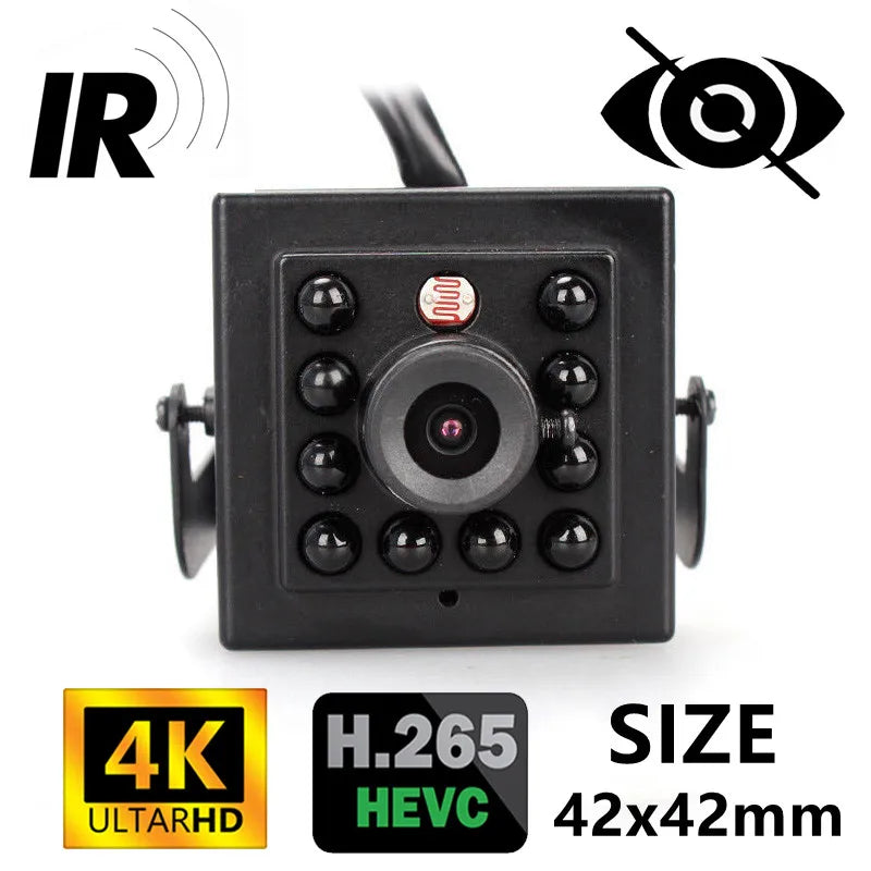 Mini 8MP Indoor Security Camera with 940nm Night Vision