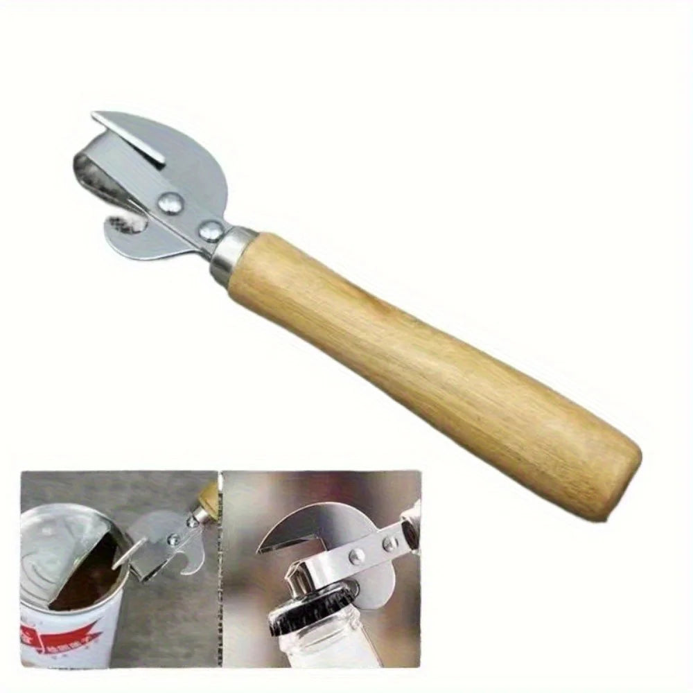 Can Opener Multifunctional Gadgets Manual Lid Remover Kitchen Accessories For Jars Canisters Bottle Opener