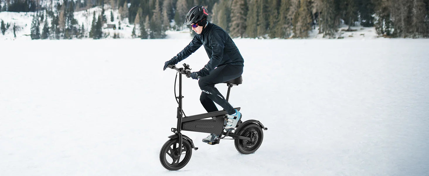 14" Foldable Electric Bike 350W Motor 48V Battery 22MPH Range