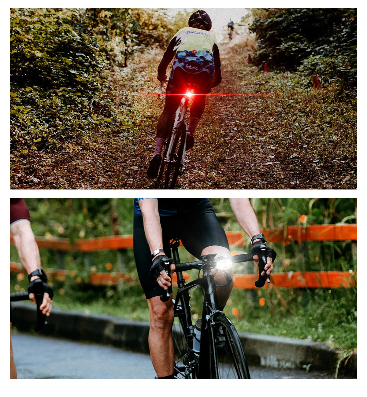 CYCLAMI CY300T Bicycle Smart Brake Sensing Front Rear Light Waterproof MTB Road Bike Lights Cycling Accessories