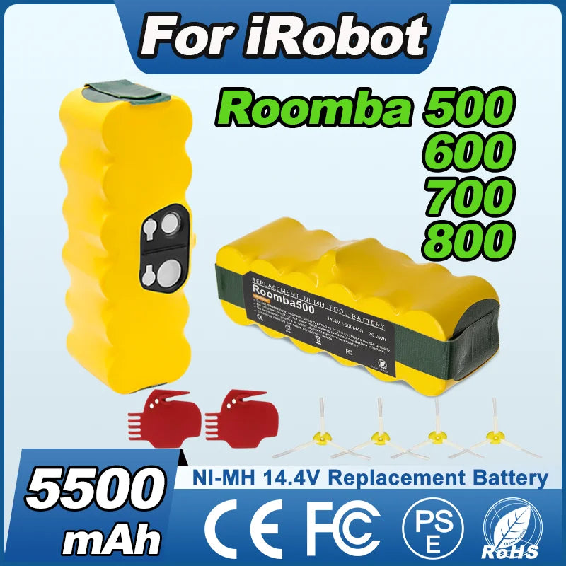Batterie de remplacement Ni-MH 14.4V pour Roomba