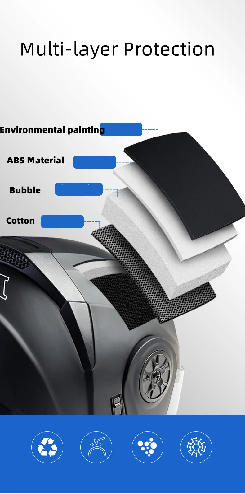 Binoclu/Bizant dual pentru bărbați/femei, cască de Moto, motocros, modular, Flip Up, personalizată, Cască integrală