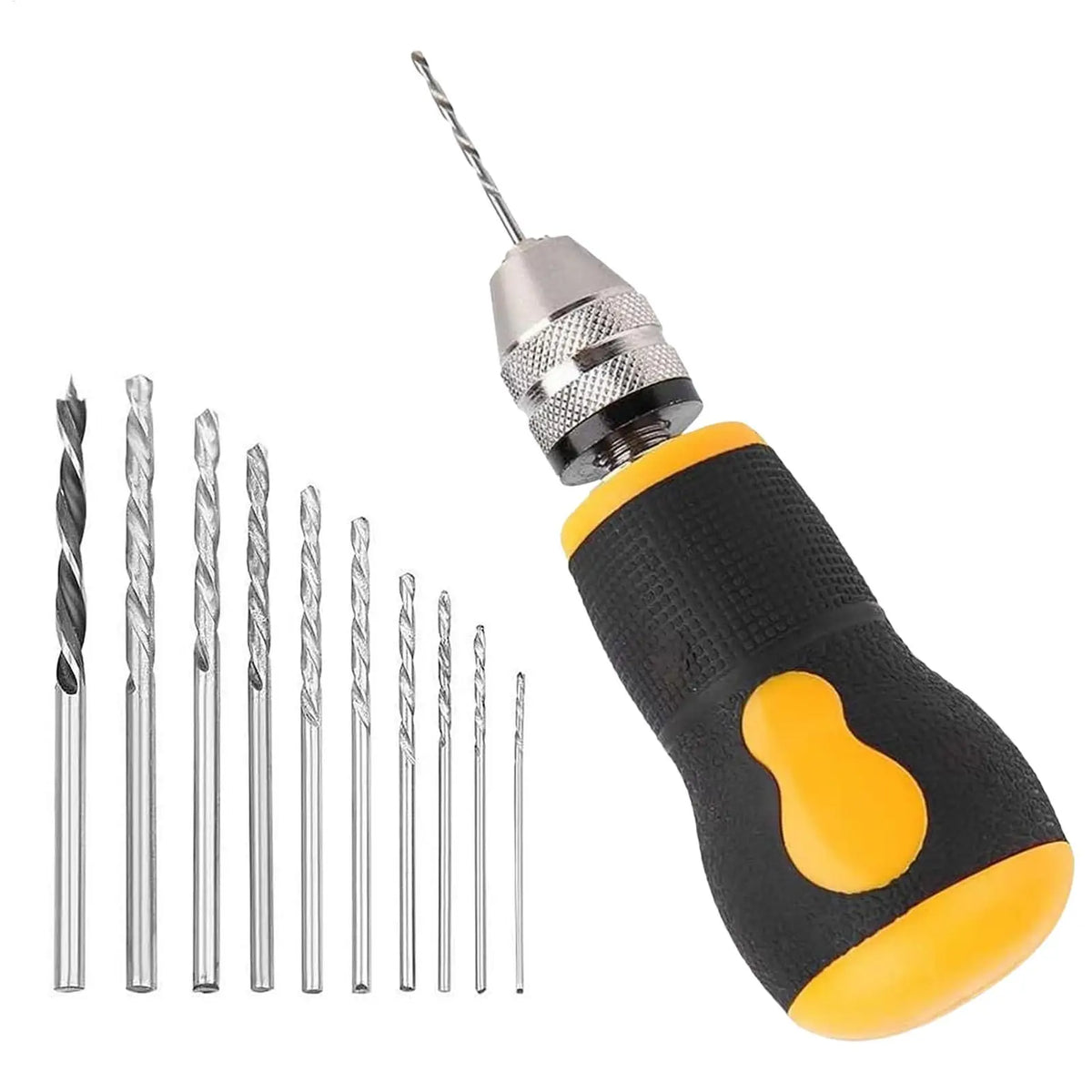 Mini Manual Craft Drill with Ten Bits