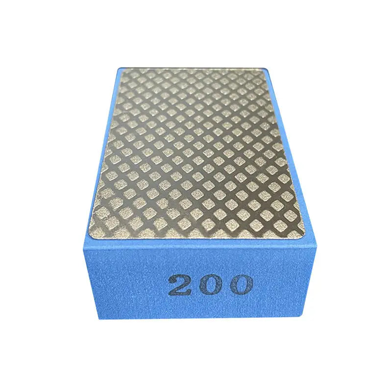 Discos de polimento manual de diamante 60/100/200/400# Bloco de abrasivo para azulejos vidro Polimento Areia Padrão Disco de polimento Abrasivo para pedra