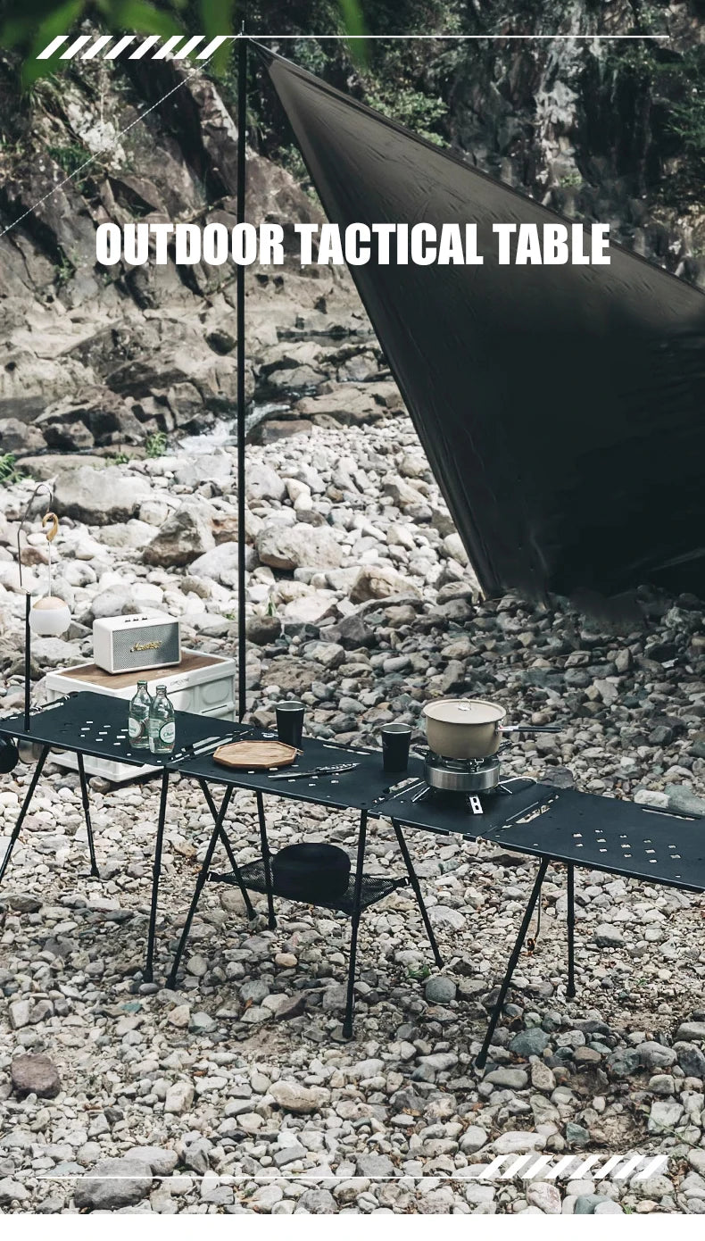 Aluminum Alloy IGT Tactical Folding Table with Adjustable Legs