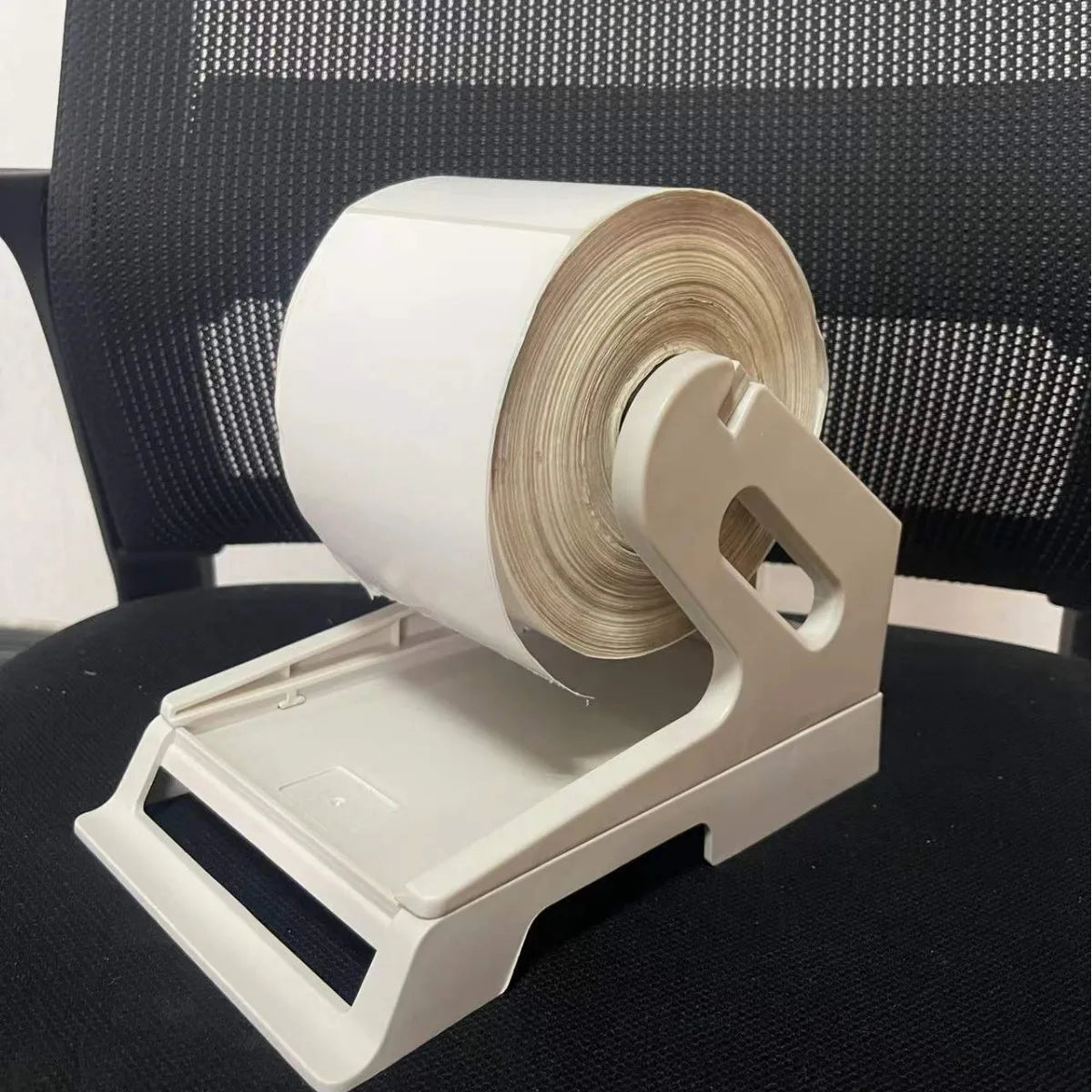 Label Holder for Desktop Printer - Shipping Label Stand for Rolls & Fanfold Labels Printer Accessory