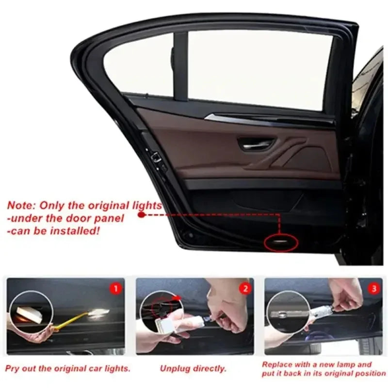 BMW LED Welcome Door Projector Lights for 1 3 5 6 7 X Series