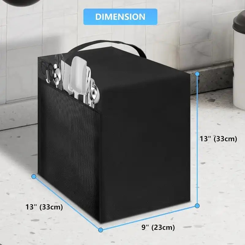 Countertop Ice Maker Cover with Pocket, 33 × 23 × 33 cm