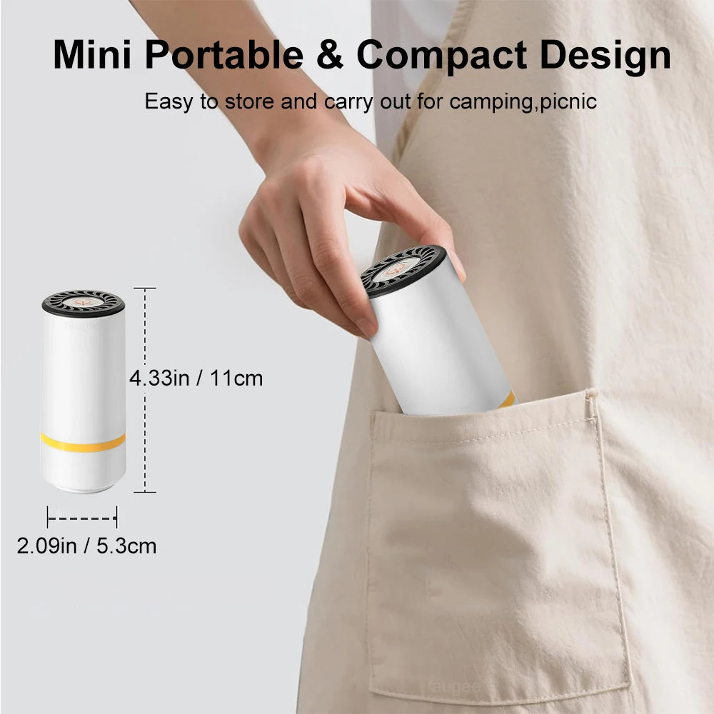 Handheld Vacuum Pump and Storage Bag Options