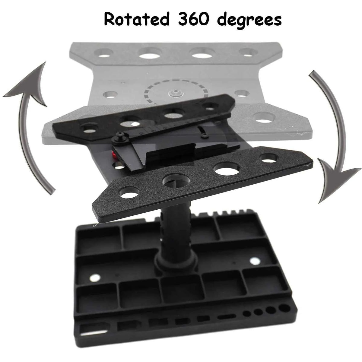 Rotating RC Car Repair Stand - Adjustable Height