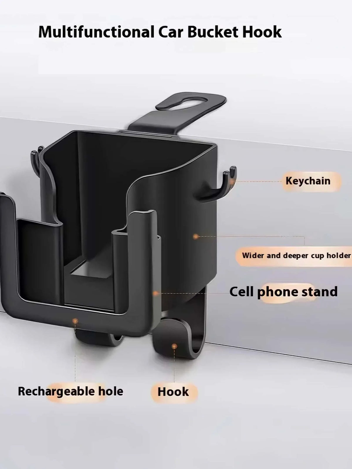 Car Seat-Back Storage Organiser