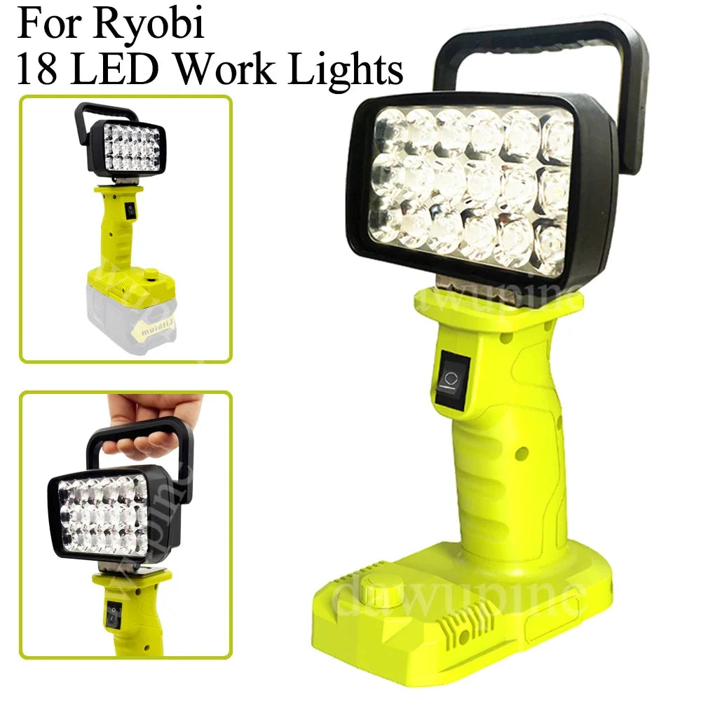 LED Work Light for Ryobi 18V Batteries, Light Only