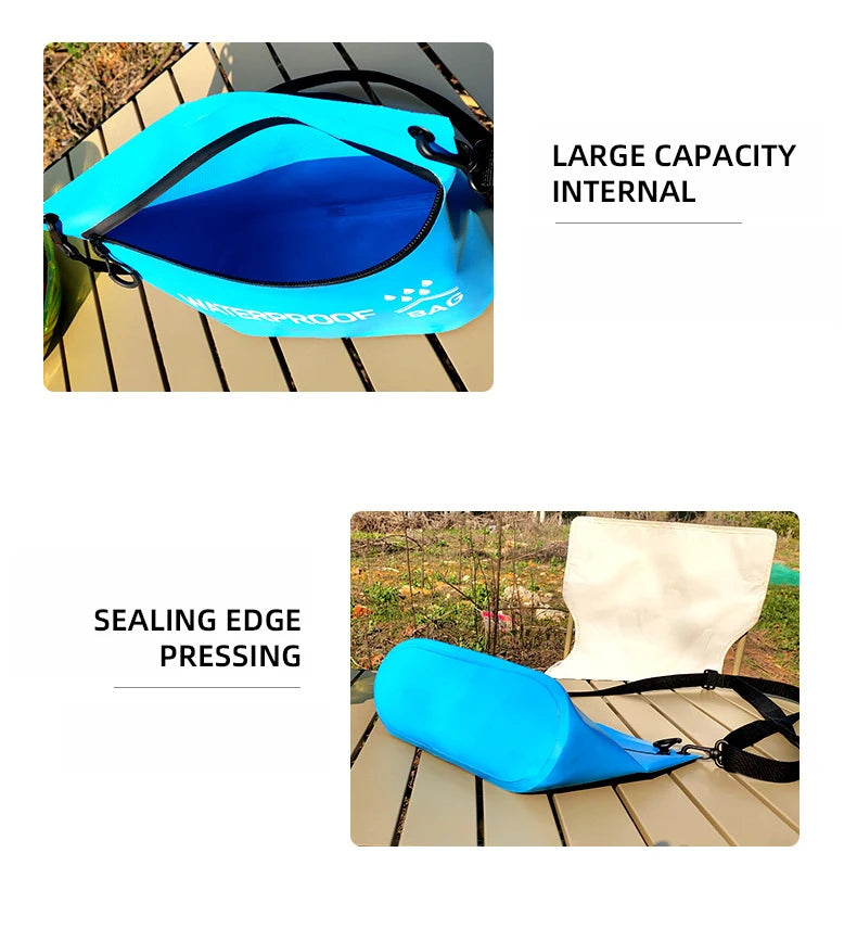 5L Waterproof Dry Bag Travel Handbag Pack Wash Sack Swimming Rafting Kayaking River Trekking Floating Boating Water Bags XA17WA