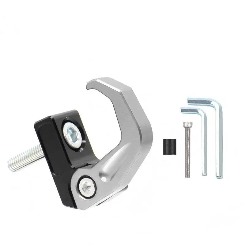 CNC Aluminium Helmet and Bag Hook for 22 mm Bars