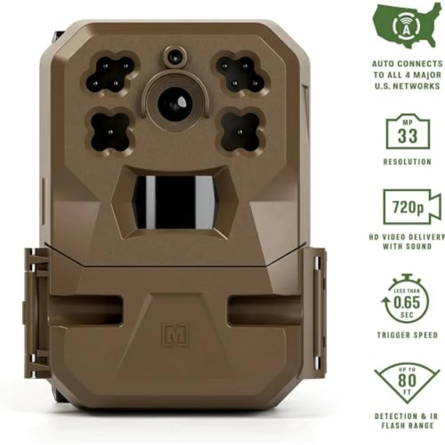 Trail Camera with Nationwide Cellular Auto-Connect Coverage