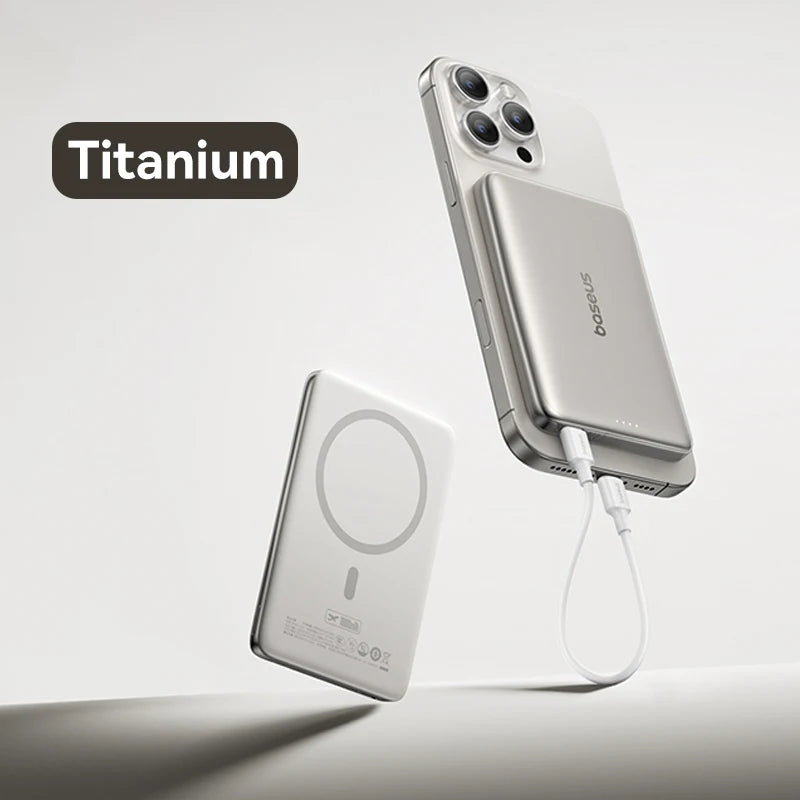 Baseus Magnetic Power Bank 5000mAh/10000mAh PD 20W/27W Card-Sized