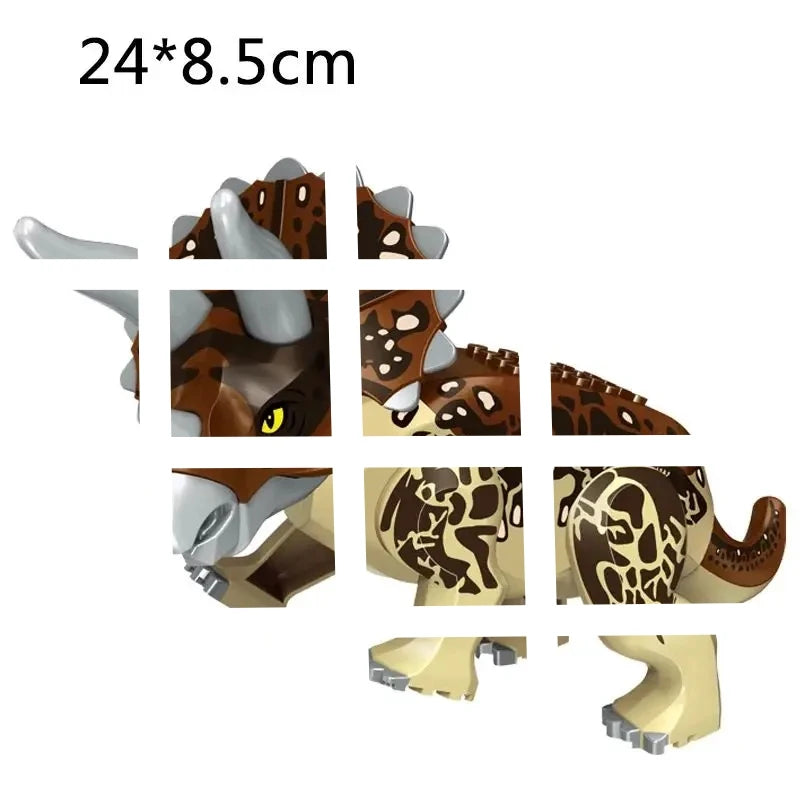 Large Dinosaur Building Blocks Toy Set