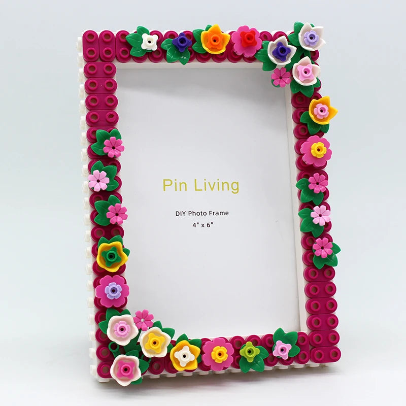 DIY Building-Block Photo Frame Kit, 6 or 7 Inch