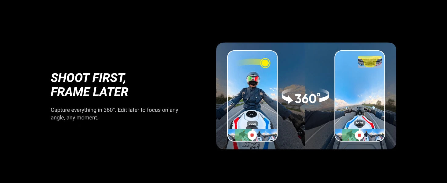 Insta360 X5 Camera 8K Waterproof 360° Action Cam