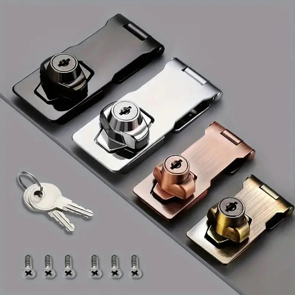 Keyed Hasp Lock for Cabinets and Sheds