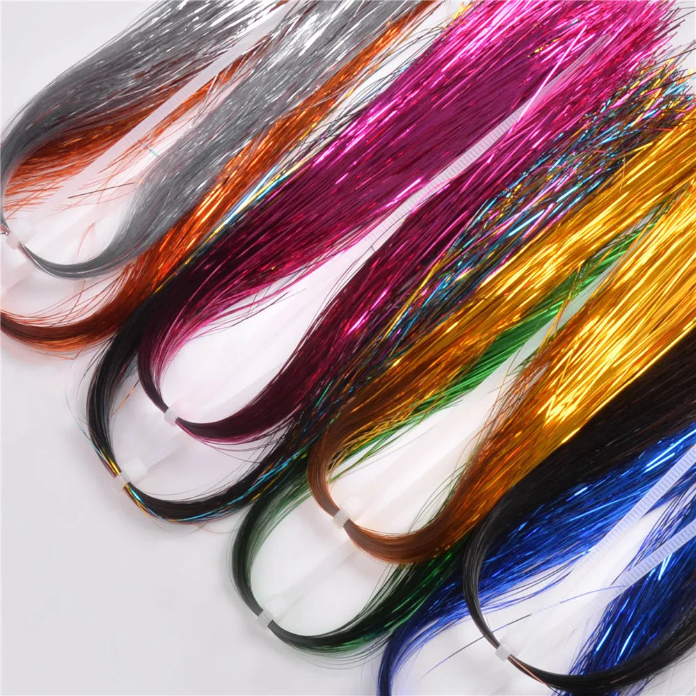 Holographic Fly Tying Tinsel, 10 Color Packs