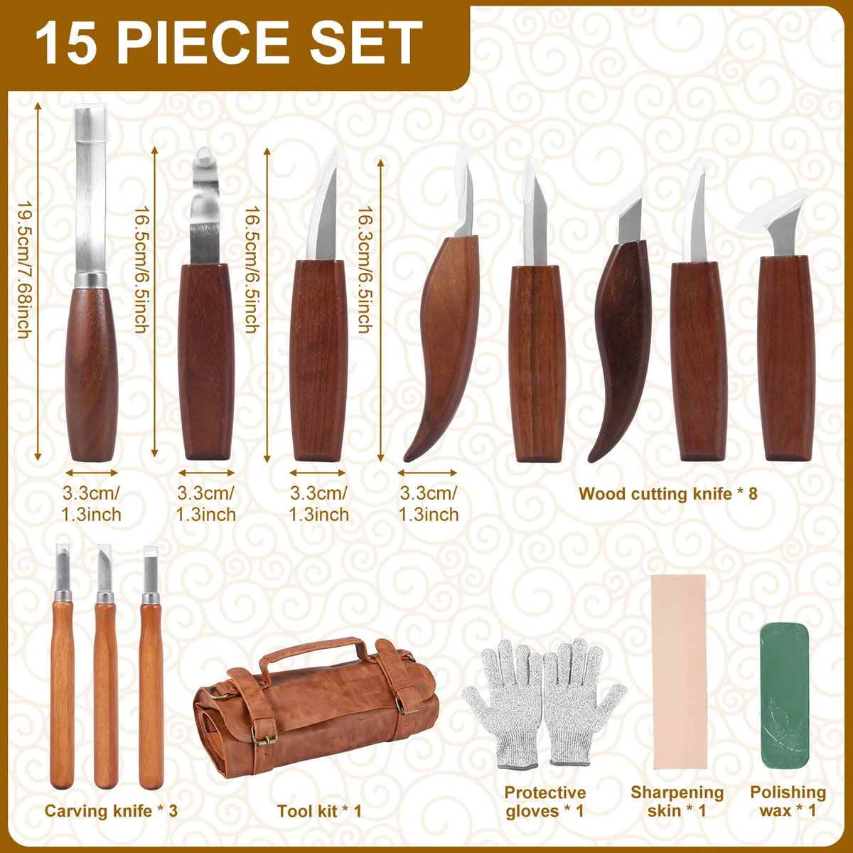 Wood Carving Knife Kit - Set Options