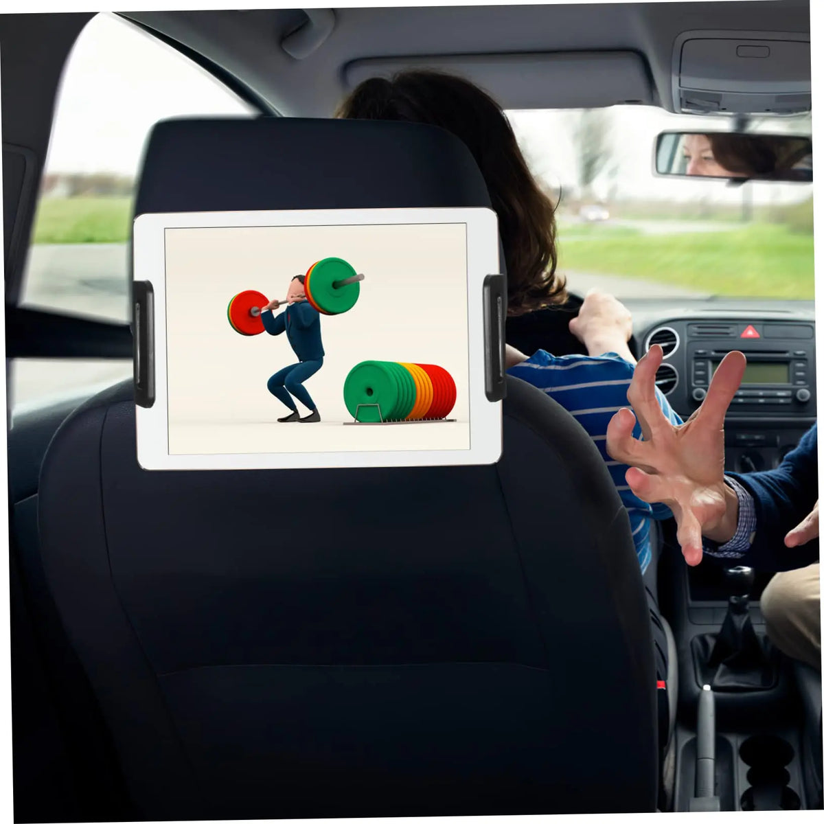 Rotating Car Headrest Phone Holder
