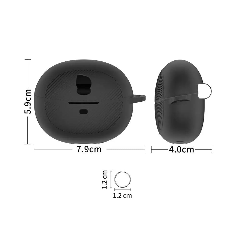 Silicone Case for Baseus Inspire XC1 Earbuds, Black, White or Orange