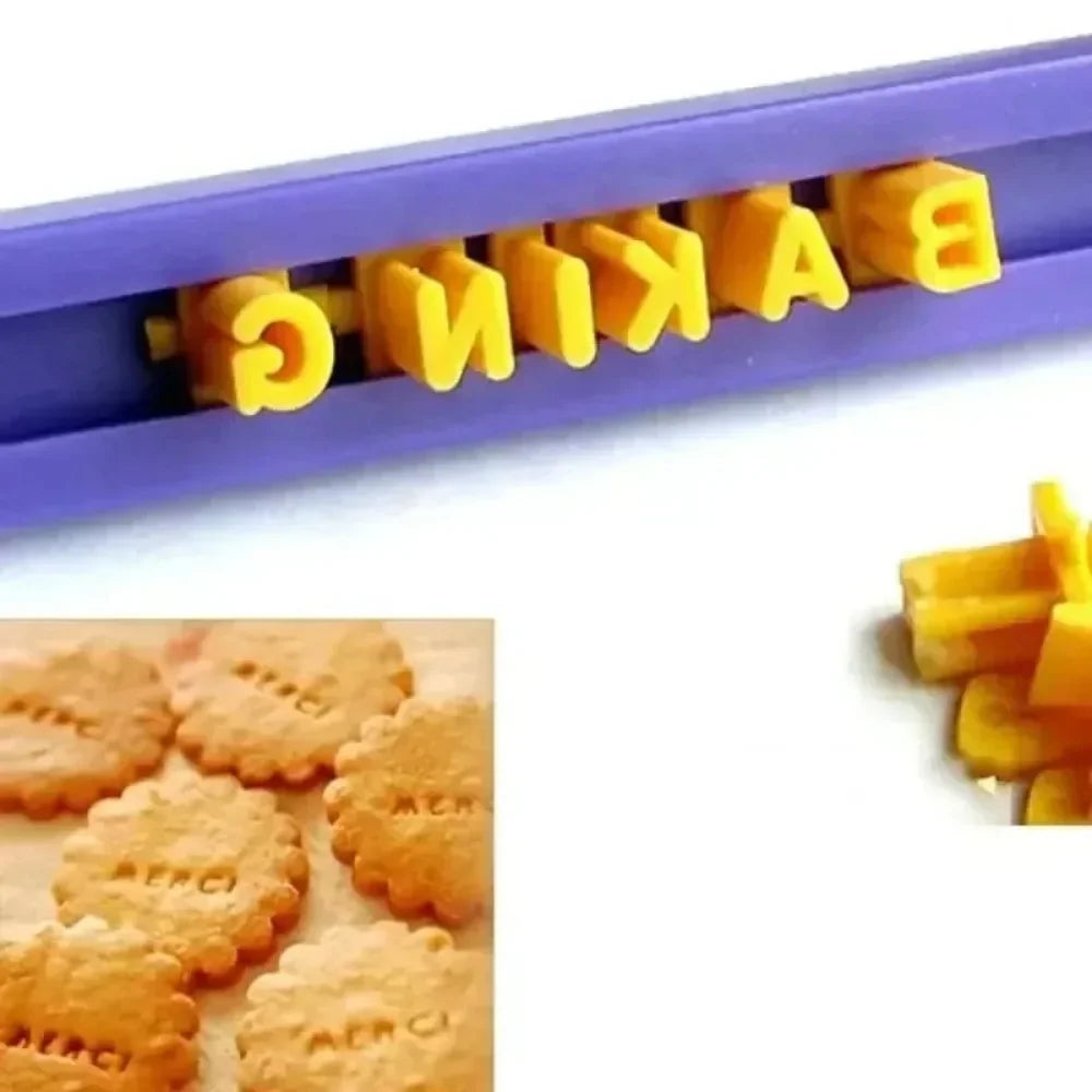 Sada razidiel na hlinu s abecedou a číslami pre keramiku a DIY projekty