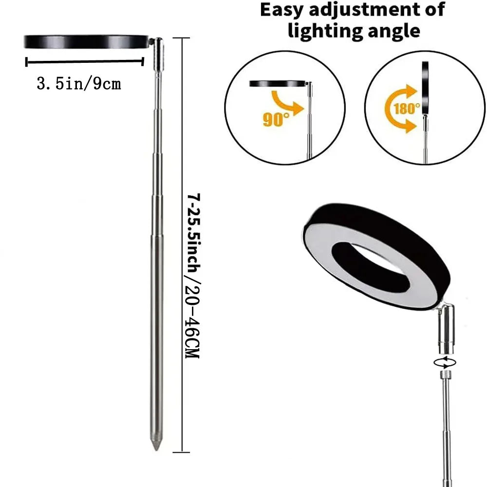 Adjustable USB Plant Light with Soil-Insertion Support