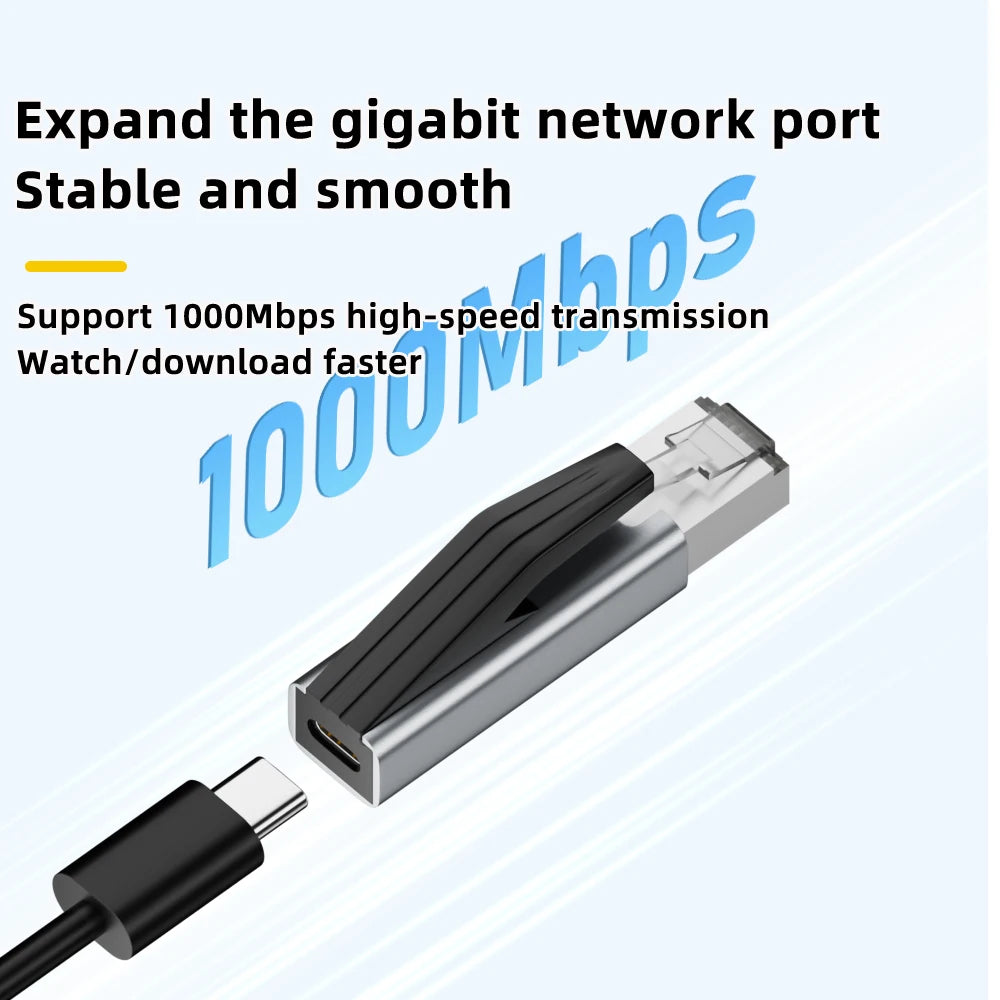 USB-C til Gigabit Ethernet-adapter