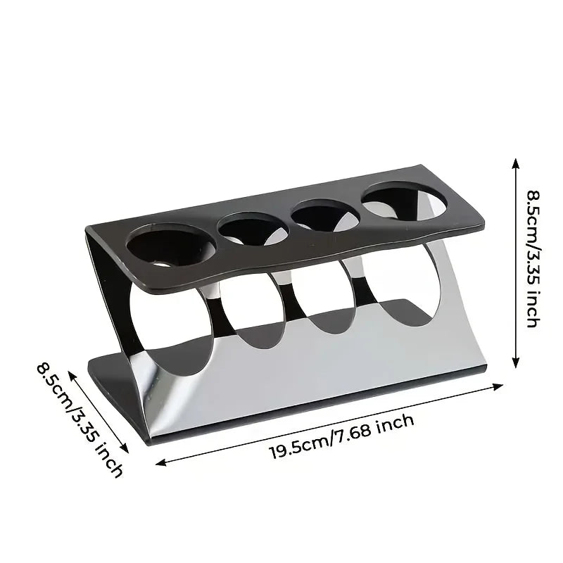 Four-Slot Countertop Toothbrush Holder