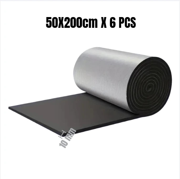 Manta de Isolamento Acústico e Térmico 5/10MM, Isolamento Sonoro para Carro, Isolamento para Capot, Acessórios para Interior de Automóveis