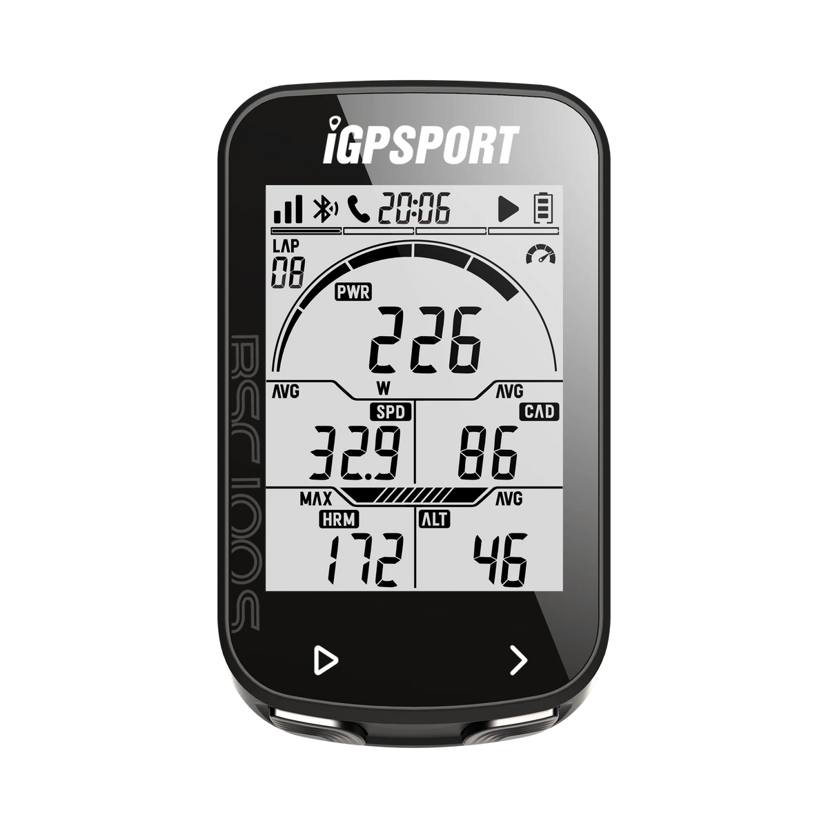 BSC100S GPS Cycling Computer - Mount Options
