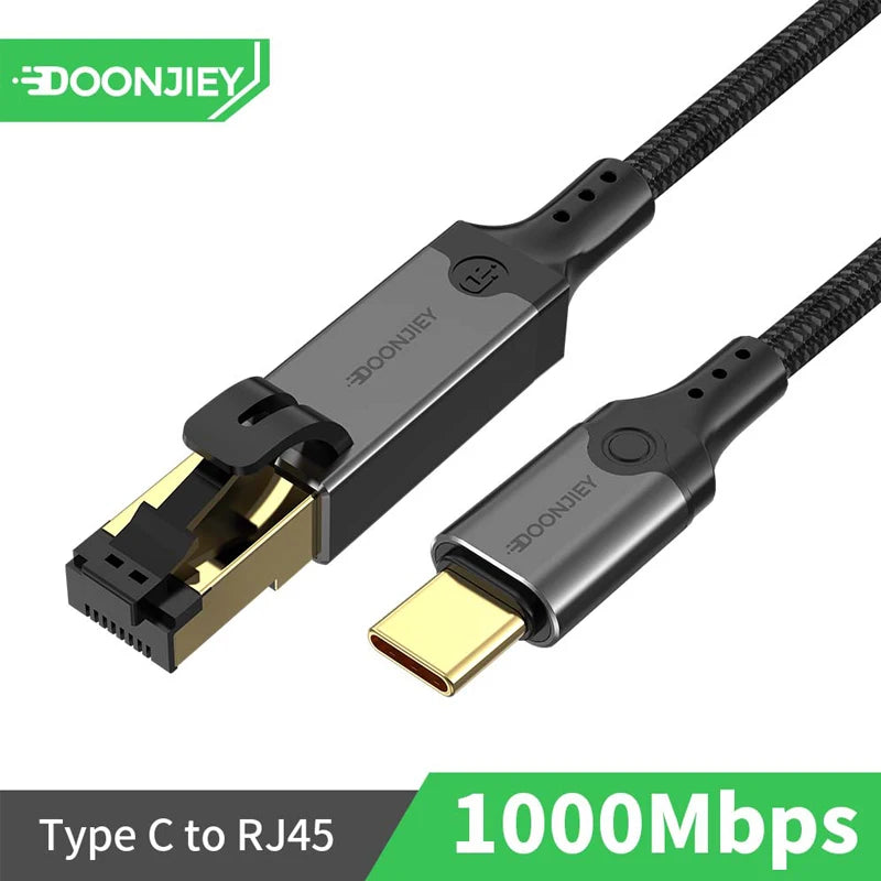 Omrežni kabel USB na Gigabit Ethernet – več priključkov