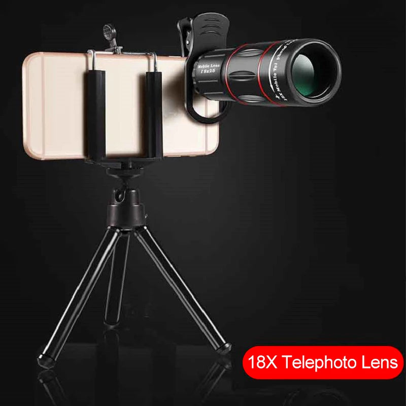 Clip-On Telephoto Lens for Compatible Smartphones