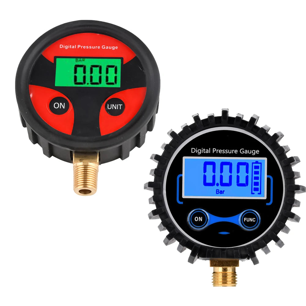 Digital Tyre Pressure Gauge - LED Options